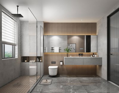 现代家居卫生间3D模型下载